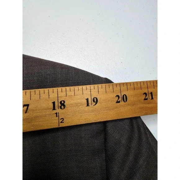 Pronto Uomo 2 Piece Suit‎ Mens 43R Brown Super 120's Wool Cashmere Pants 34x30